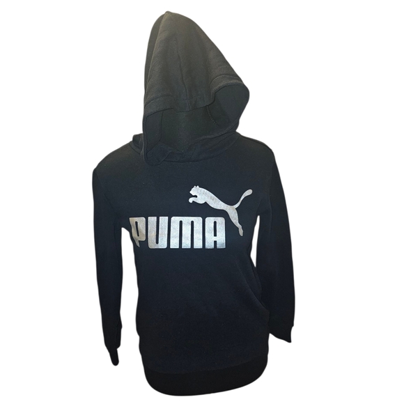 Puma Other - Puma Black Hoodie with Silver Logo
